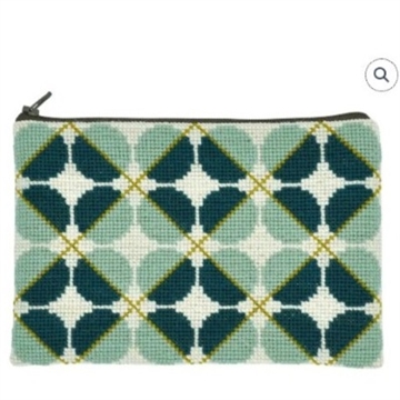 Blå cirkler - Clutch - Fru Zippe